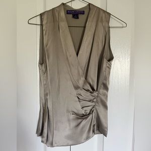 Ralph Lauren collection silk top
